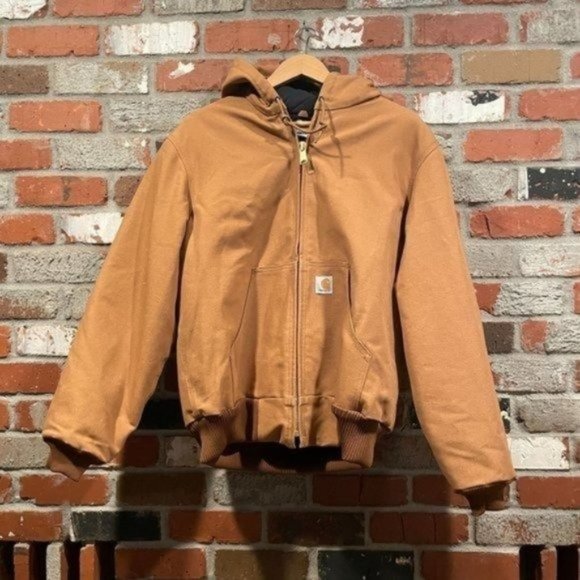 Carhartt Jackets & Blazers - Loose Fit Firm Duck Insulated Flannel Lined Active Sandstone Jacket Large